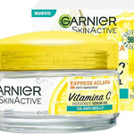 Garnier Express Aclara Gel crema hidratante con Vitamina C anti-brillo, 50ml.