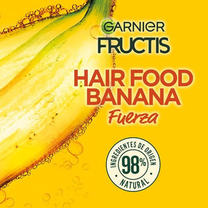 Garnier Fructis Hair Food Banana Mascarilla Fuerza para cabello débil, 350 ml.