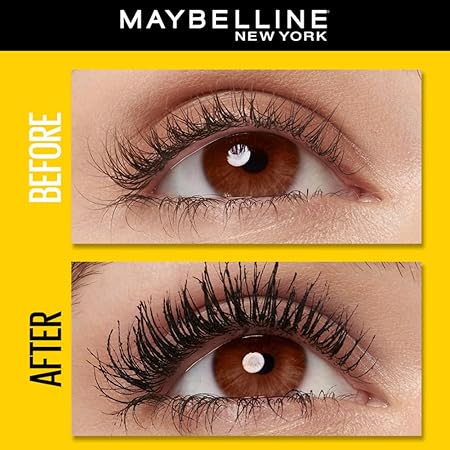 Maybelline Volume Express Colossal Mascara A Prueba de Agua, color Negro