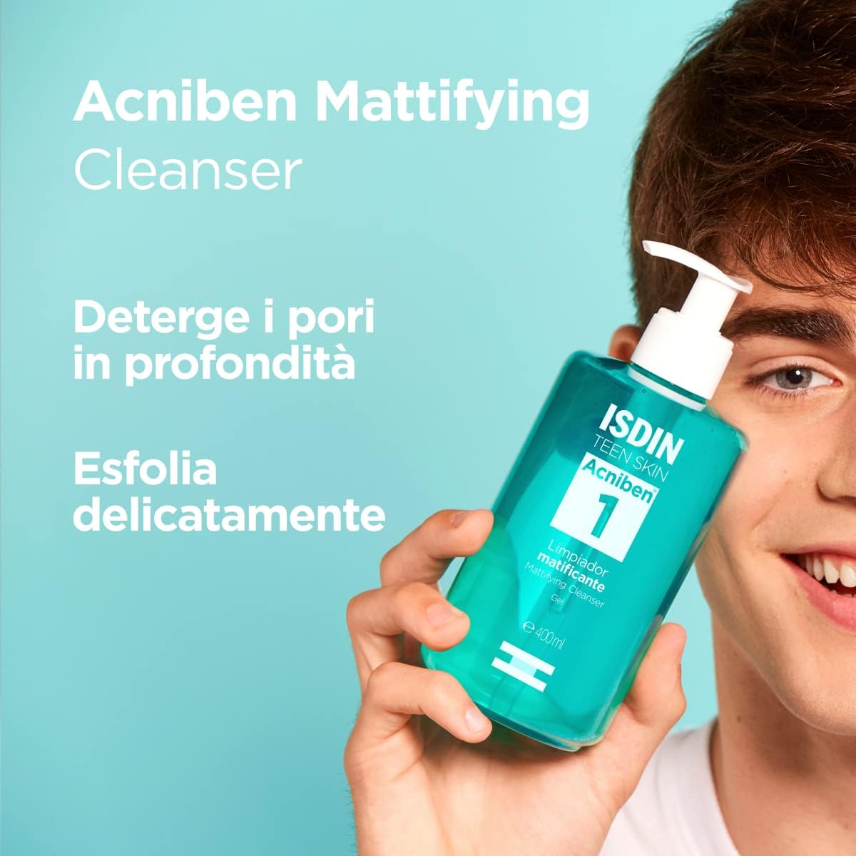 ISDIN Acniben Gel Limpiador Matificante (400 ml).