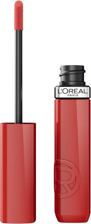 L'Oréal Paris Laque Resistance, labial líquido con acabado brillante de larga duración, 5ml