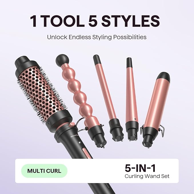 Estilo profesional, rizos infinitos: Wavytalk 5-en-1 by Goddess Glow