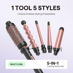 Estilo profesional, rizos infinitos: Wavytalk 5-en-1 by Goddess Glow