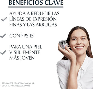 Eucerin Crema dia FPS 15+ ácido hialurónico Hyaluron Filler, 50 ml