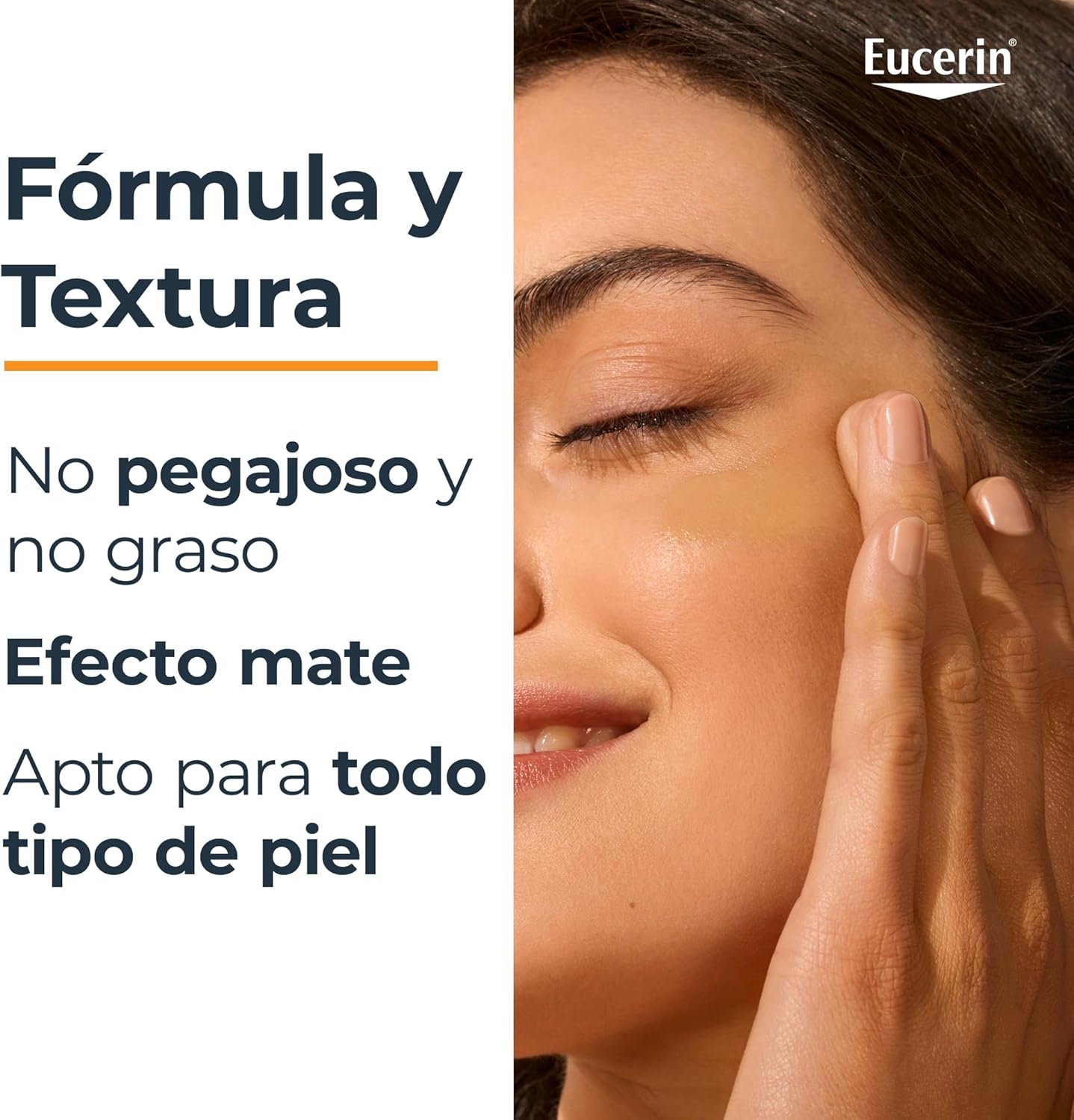 Eucerin Sun Face Hydro-Fluid FPS 50 + Tono Medio 50ml Protector Solar Facial