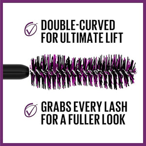 Maybelline Mascara para pestañas que brinda efecto lifting, False Lash Lift, Lavable, 9.6ml