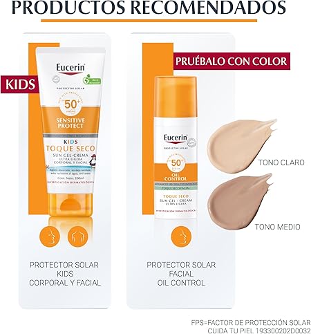 Eucerin Protector Solar Corporal Toque Seco FPS 50+ Spray, 200 ml