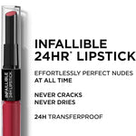 L’Oréal Paris Infallible 24HR 2-Step Lipstick