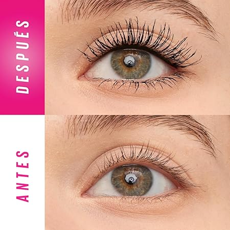 Maybelline Nueva Mascara de Pestañas con Pro Vitamina B5, Lash Sensational Firework, a prueba de agua, Negro, 8.75ml