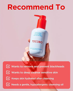 Tocobo Calamine Pore Control Cleansing Oil.