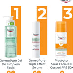 Eucerin Protector solar facial efecto mate toque seco Oil Control, , 50 ml