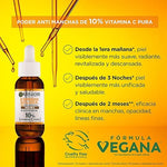 Garnier Express Aclara Serum Noche Antimanchas con 10% Vitamina C Pura para una Piel Radiante, reduce las Manchas durante la Noche, 30ml