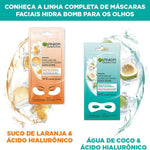 Garnier Skin Naturals Face Mascarilla facial en tela para ojos anti arrugas con naranja