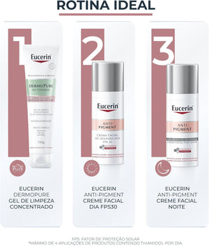 Eucerin Crema facial hidratante noche anti manchas Anti Pigment, 50ml