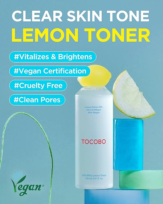 TOCOBO AHA BHA Lemon Facial Toner – 150 ml