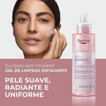 Eucerin Anti-Pigment Gel Limpiador Facial 200ml Exfoliante Gentil Anti Manchas.