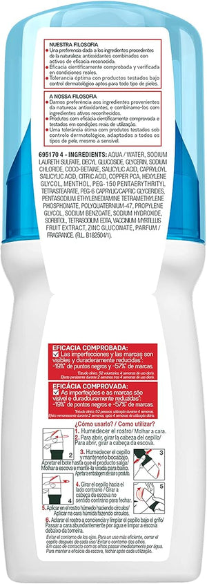 Garnier Skin Naturals Face Gel Exfocepillo Pureactive, 150 Ml