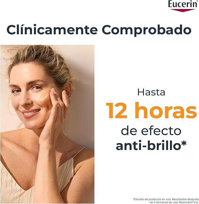 Eucerin Protector solar facial efecto mate toque seco Oil Control, , 50 ml