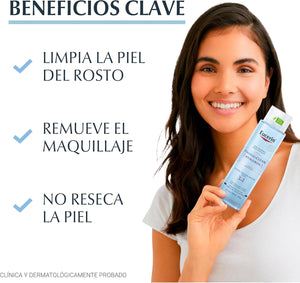 Eucerin Loción Micelar Facial DermatoClean para Todo tipo de piel, 200ml