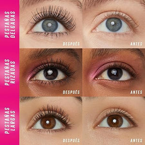 Maybelline Nueva Mascara de Pestañas con Pro Vitamina B5, Lash Sensational Firework, a prueba de agua, Negro, 8.75ml