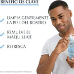 Eucerin Gel Limpiador Facial DermatoClean para piel normal a mixta, 200ml