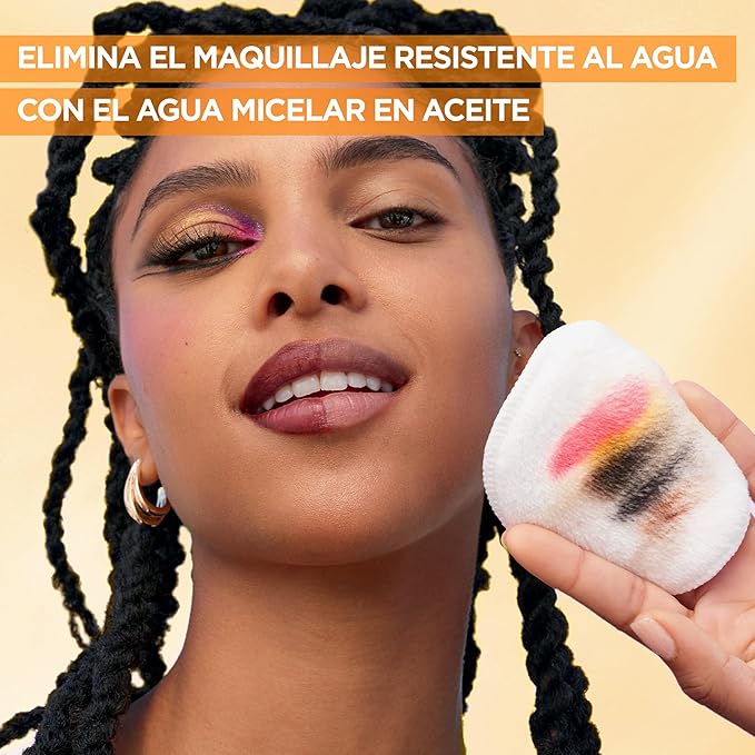 Garnier Skin Active Agua micelar desmaquillante bifásica, 400ml.