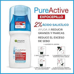 Garnier Skin Naturals Face Gel Exfocepillo Pureactive, 150 Ml