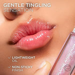 L'Oréal Paris, Plump Ambition lip oil para labios glossy, brillo labial voluminizador con ácido hialurónico