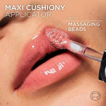 L'Oréal Paris, Plump Ambition lip oil para labios glossy, brillo labial voluminizador con ácido hialurónico