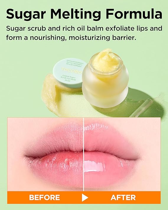 TOCOBO Lemon Sugar Scrub Lip Mask 20 ml.