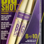 Maybelline Mascara para Pestanas Lavable, The Colossal Big Shot, Very Black, 9.7 ml