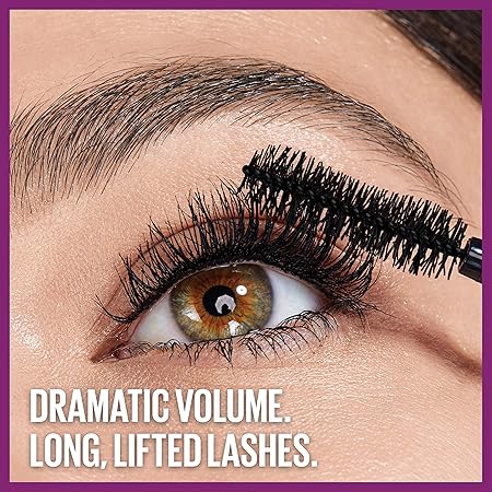 Maybelline Mascara para pestañas que brinda efecto lifting, False Lash Lift, Lavable, 9.6ml