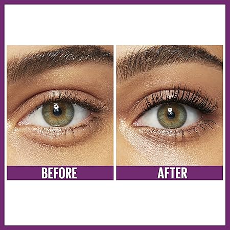 Maybelline Mascara para pestañas que brinda efecto lifting, False Lash Lift, Lavable, 9.6ml