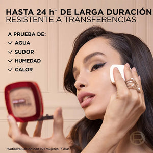 L´Oréal Paris, Base de maquillaje en polvo de larga duración, Infallible 24h Freshwear
