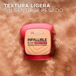 L´Oréal Paris, Base de maquillaje en polvo de larga duración, Infallible 24h Freshwear