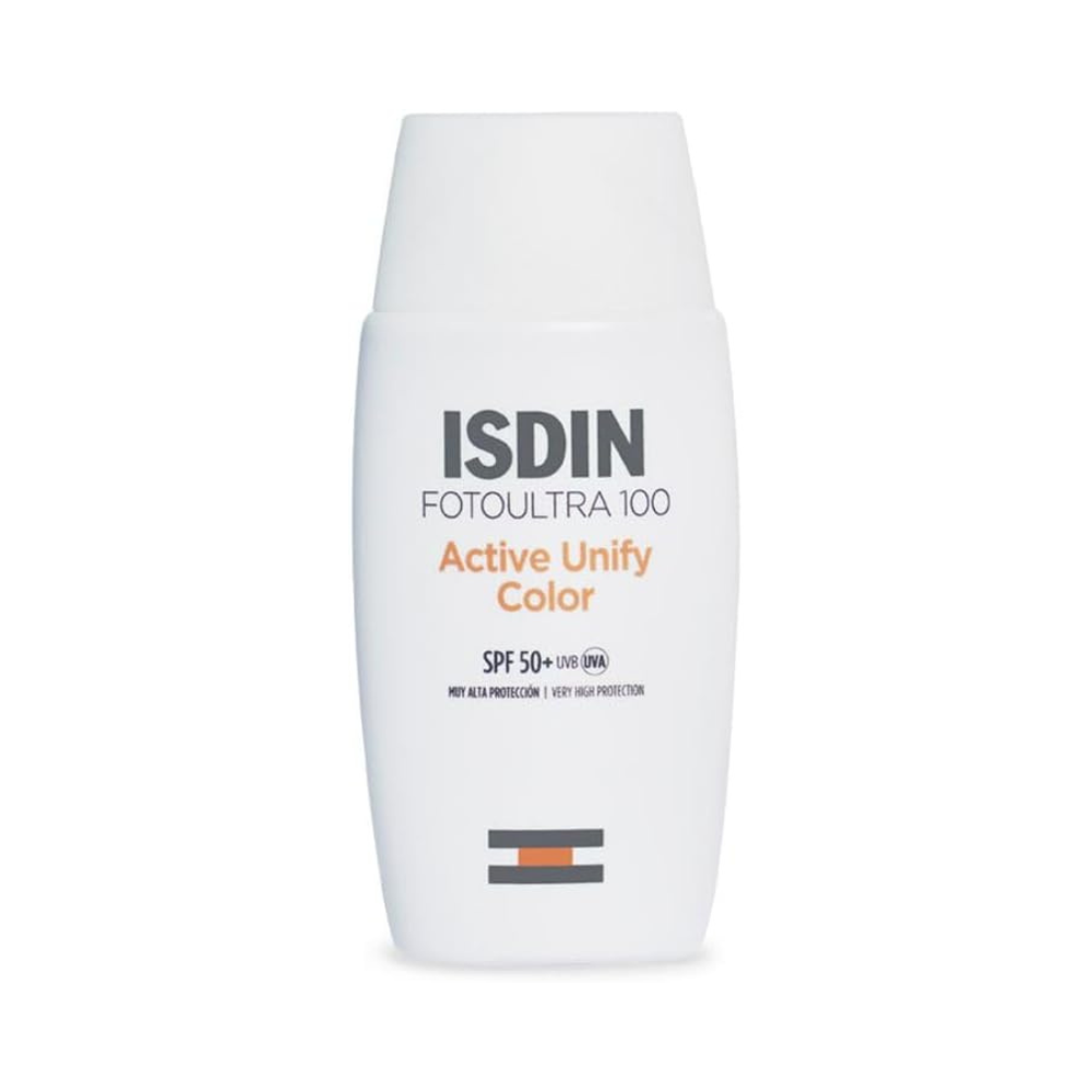 ISDIN Fotoultra 100 Active Unify SPF 50+ Protector Solar Facial con Color.
