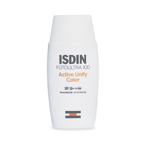 ISDIN Fotoultra 100 Active Unify SPF 50+ Protector Solar Facial con Color.