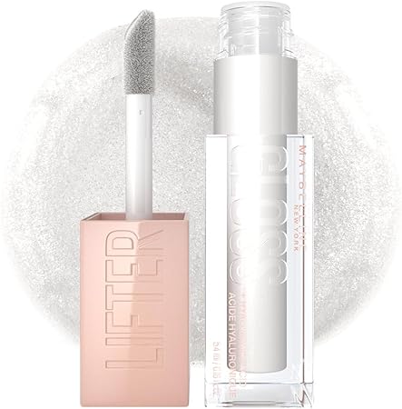 Maybelline Lifter Gloss, Brillo Labial de Larga Duración con Ácido Hialurónico