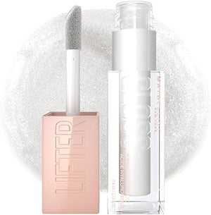 Maybelline Lifter Gloss, Brillo Labial de Larga Duración con Ácido Hialurónico