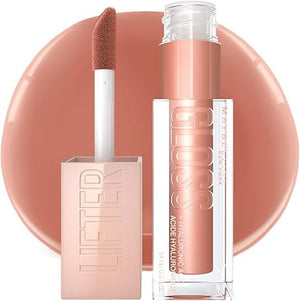 Maybelline Lifter Gloss, Brillo Labial de Larga Duración con Ácido Hialurónico