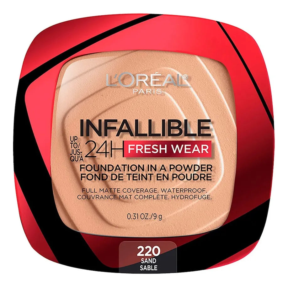 L´Oréal Paris, Base de maquillaje en polvo de larga duración, Infallible 24h Freshwear