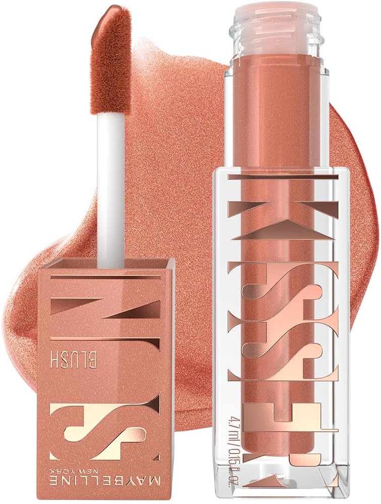 Maybelline Blush líquido Sunkisser, Rubor líquido formulado con Vitamina E, Ruboriza, broncea e ilumina, dura hasta 12H
