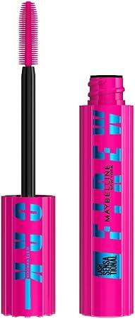 Maybelline Nueva Mascara de Pestañas con Pro Vitamina B5, Lash Sensational Firework, a prueba de agua, Negro, 8.75ml