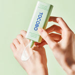TOCOBO Cica Calming Sun Serum SPF 50+ — Protector solar calmante vegano