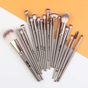 Brochas de Maquillaje 20 Piezas Set de Brochas para Maquillaje Profesionales Brochas Faciales Maquillaje