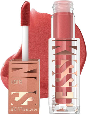 Maybelline Blush líquido Sunkisser, Rubor líquido formulado con Vitamina E, Ruboriza, broncea e ilumina, dura hasta 12H