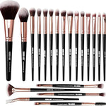 Brochas de Maquillaje 20 Piezas Set de Brochas para Maquillaje Profesionales Brochas Faciales Maquillaje