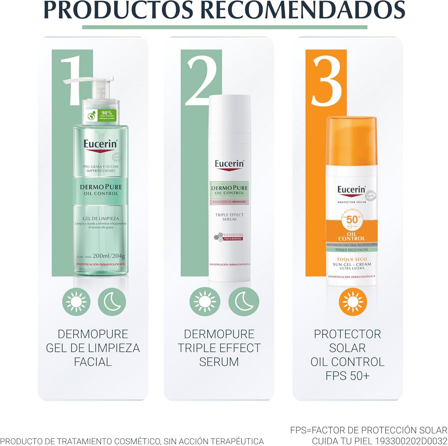 Eucerin DermoPure Gel Limpiador Facial, 200 ml