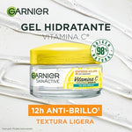 Garnier Express Aclara Gel crema hidratante con Vitamina C anti-brillo, 50ml.