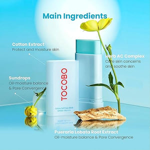TOCOBO Sun Stick SPF 50+ – Barra solar mate vegana | Goddess Glow